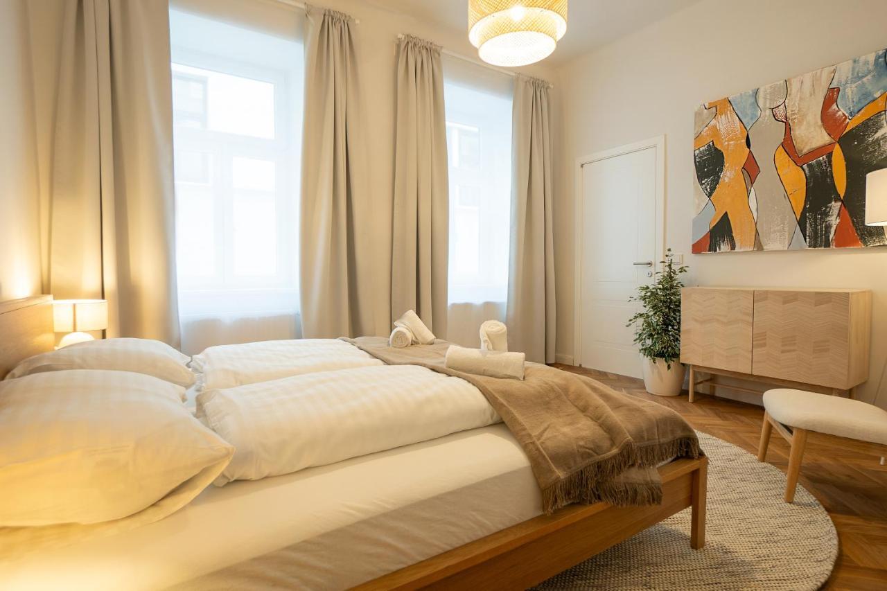 Chic 94M2 Apartment With A King-Size Bed Vídeň Exteriér fotografie